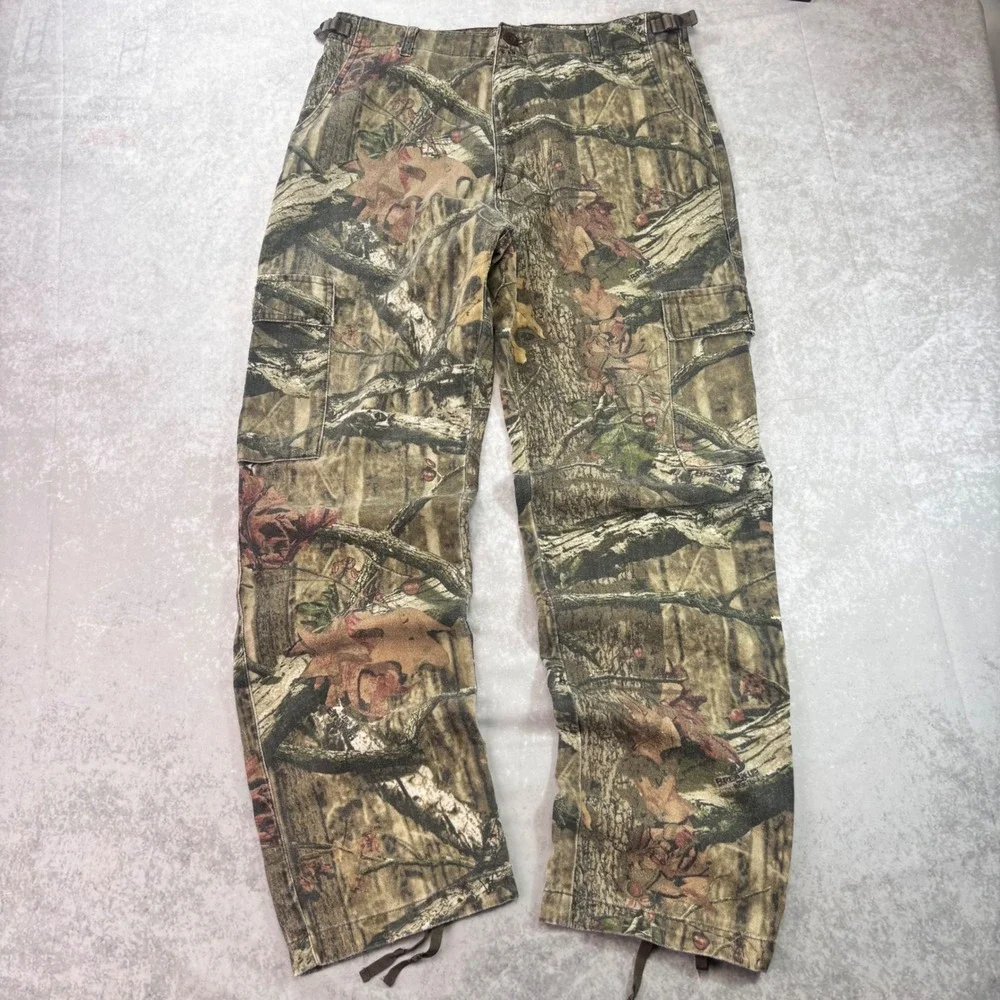 Cabela's Outdoor Gear Camo Cargo Pants Men's 34 Regular Hunting Y2K - Picture 1 of 8